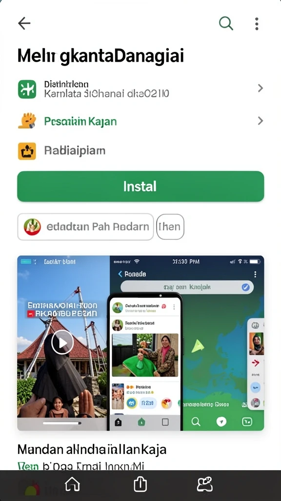 Tampilan antarmuka yang intuitif dan menarik.
