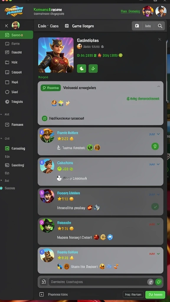 Screenshot memperlihatkan fitur multiplayer yang seru di 9SL.