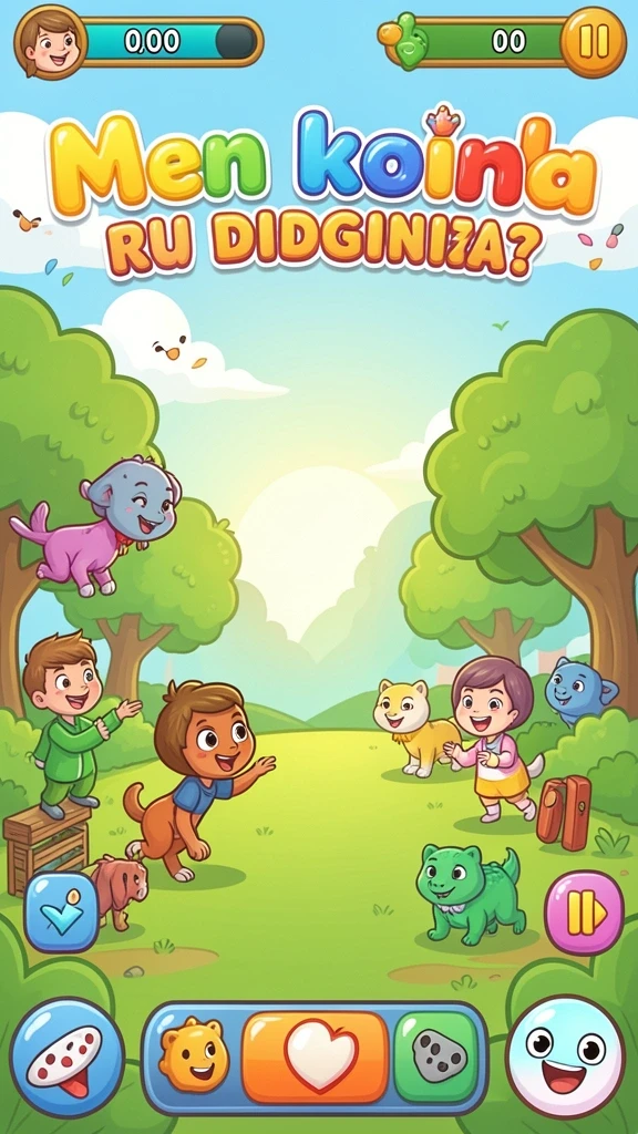 Screenshot saat karakter pemain beraksi di level menantang.