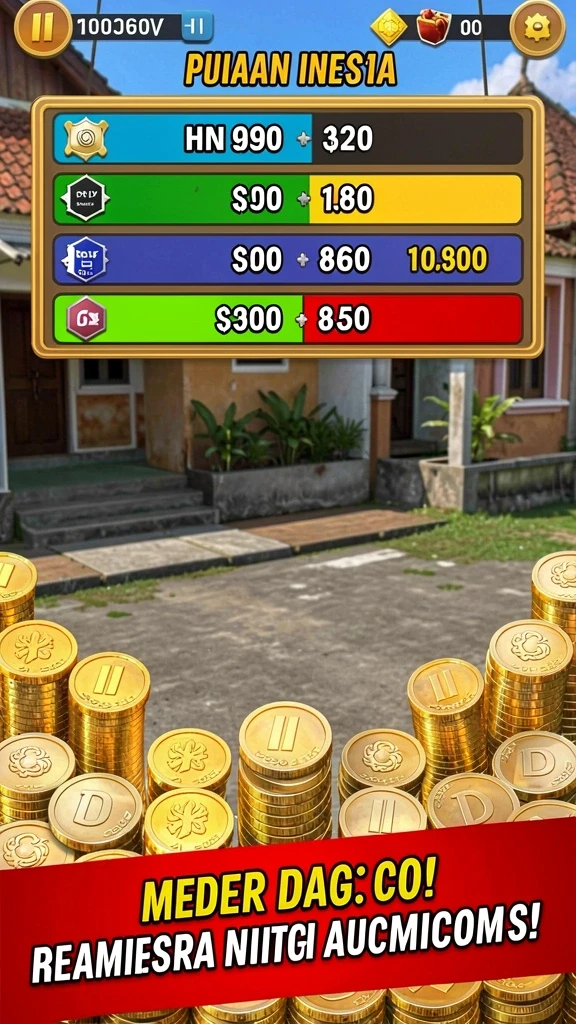 Gameplay yang seru dan penuh tantangan untuk semua pemain.