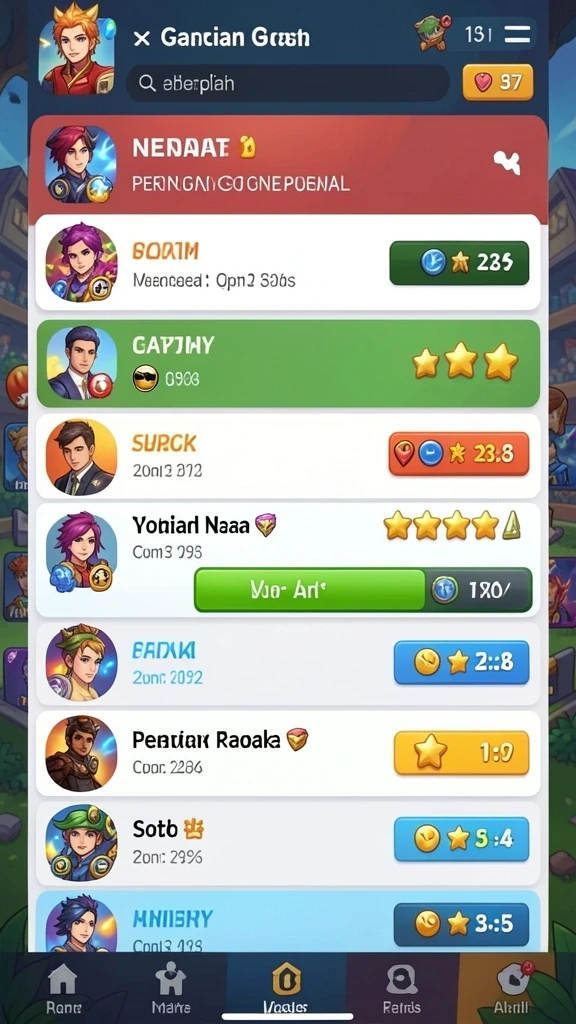 Pengaturan level yang penuh tantangan.