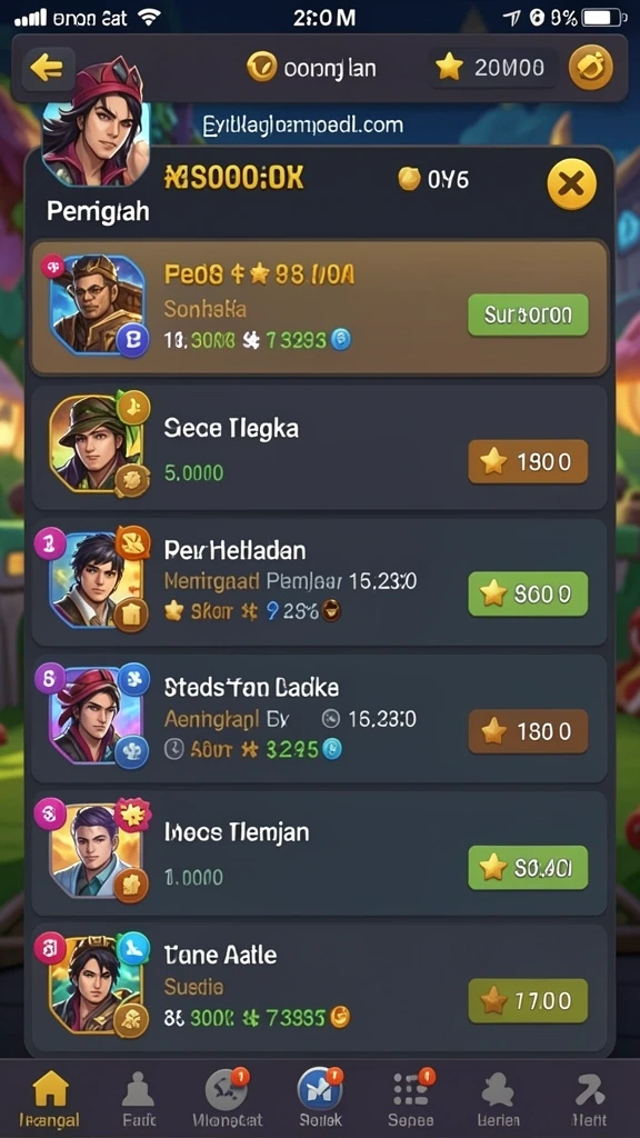 Screenshot aplikasi DENTOTO - Pengaturan turnamen yang menarik.