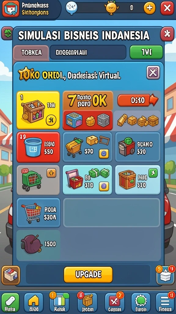 Tampilan karakter utama yang menarik.