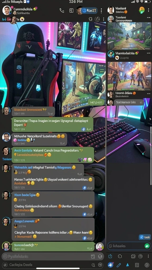 Screenshot dari level menantang yang menggugah semangat.