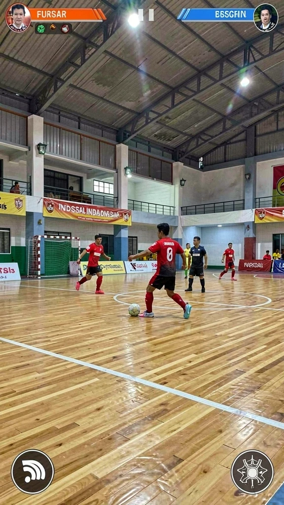 Tampilan utama permainan dengan semua fitur menarik.