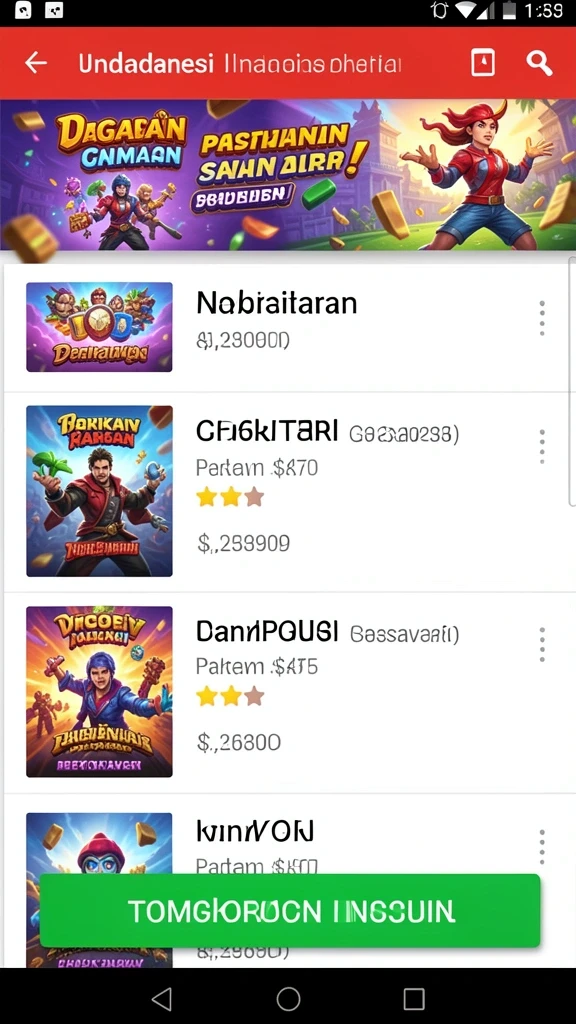 Antarmuka pengguna yang intuitif dan menarik.