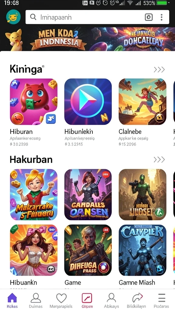 Tampilan utama IDNRAJA yang menarik dan mudah dinavigasi.