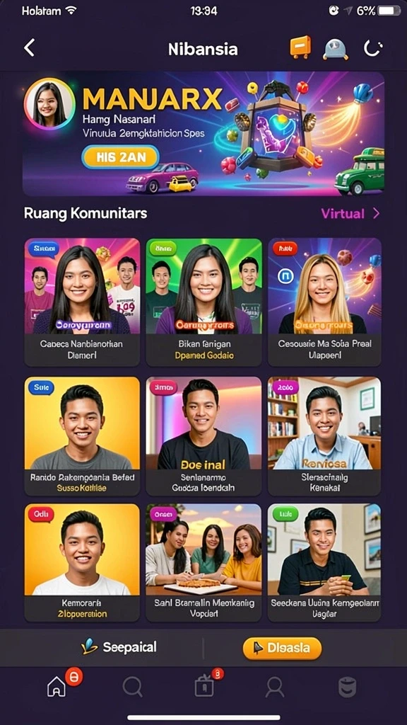 Mode permainan multiplayer yang menegangkan dan seru.