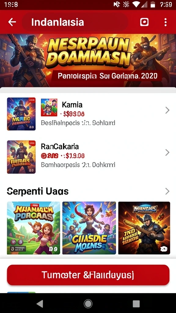 Tampilan antarmuka yang menarik dan modern.