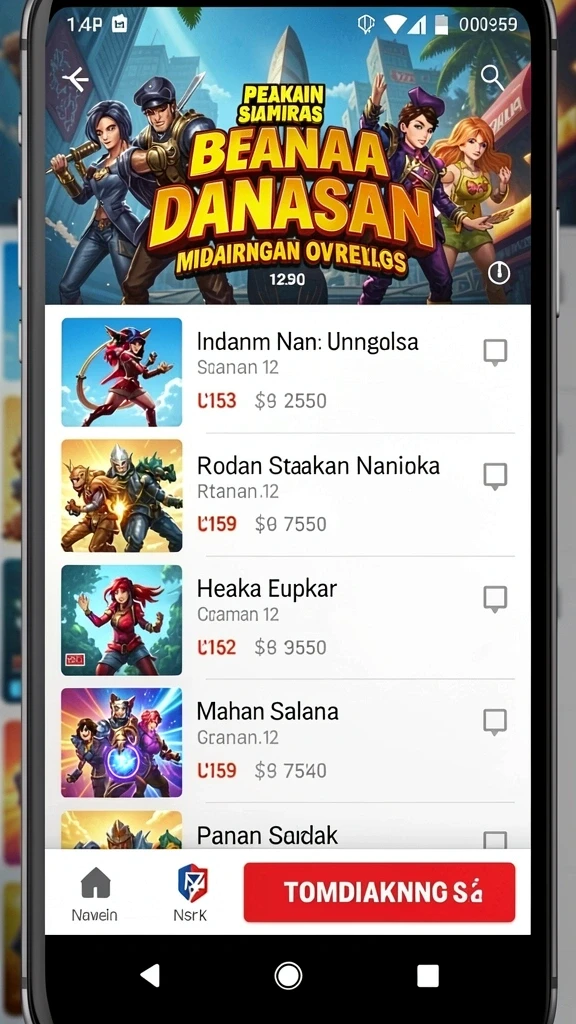 Tampilan antarmuka yang menarik dan mudah digunakan.
