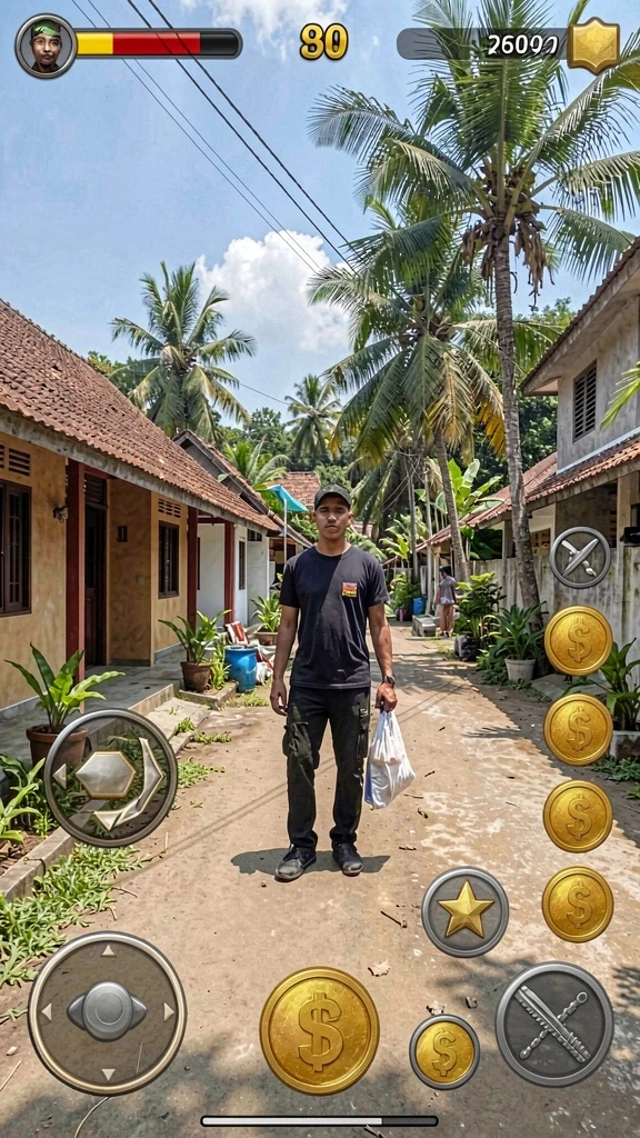 Fitur sosial yang memungkinkan interaksi antar pemain.
