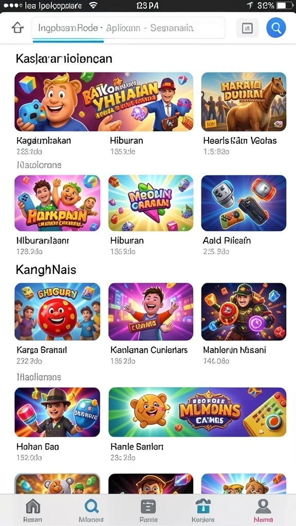 Berbagai level menantang yang menunggu Anda.