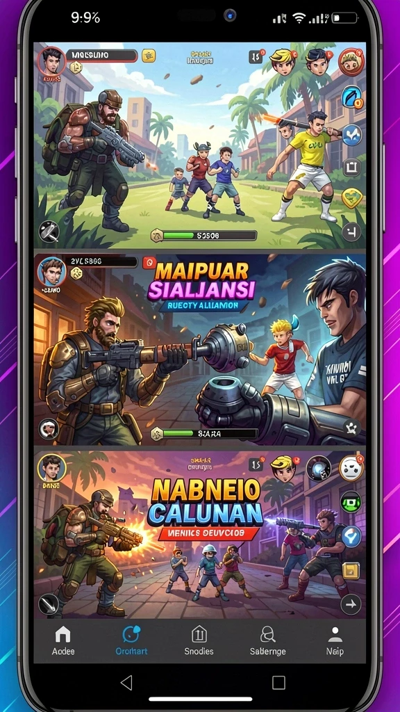 Mini-game seru yang menambah keseruan permainan.