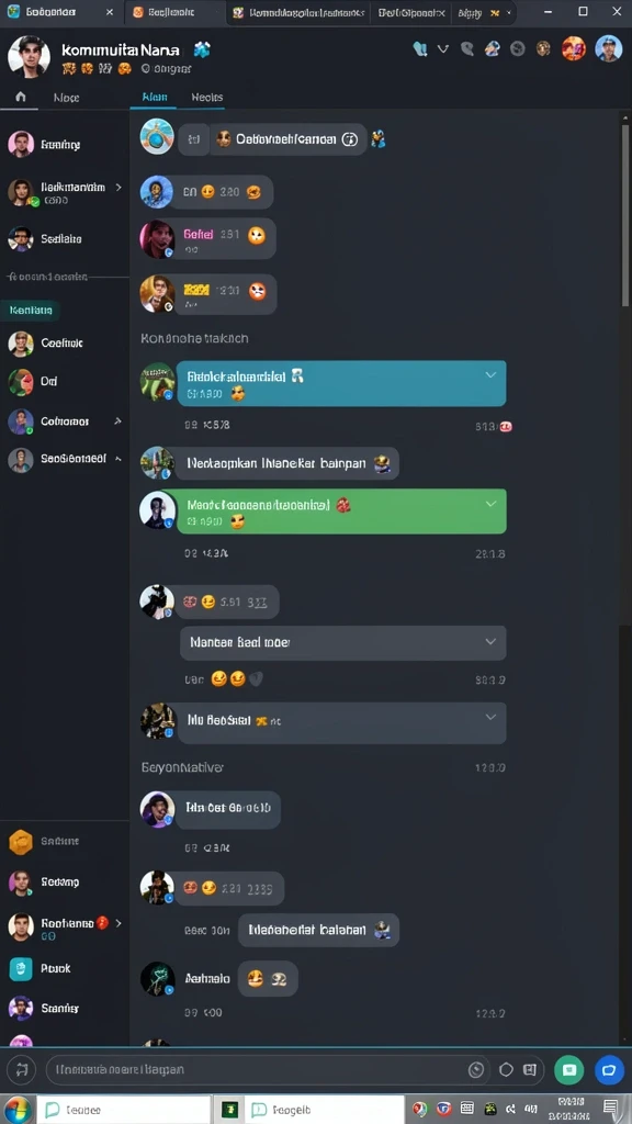 Interaksi antar pemain yang seru dan mengasyikkan.