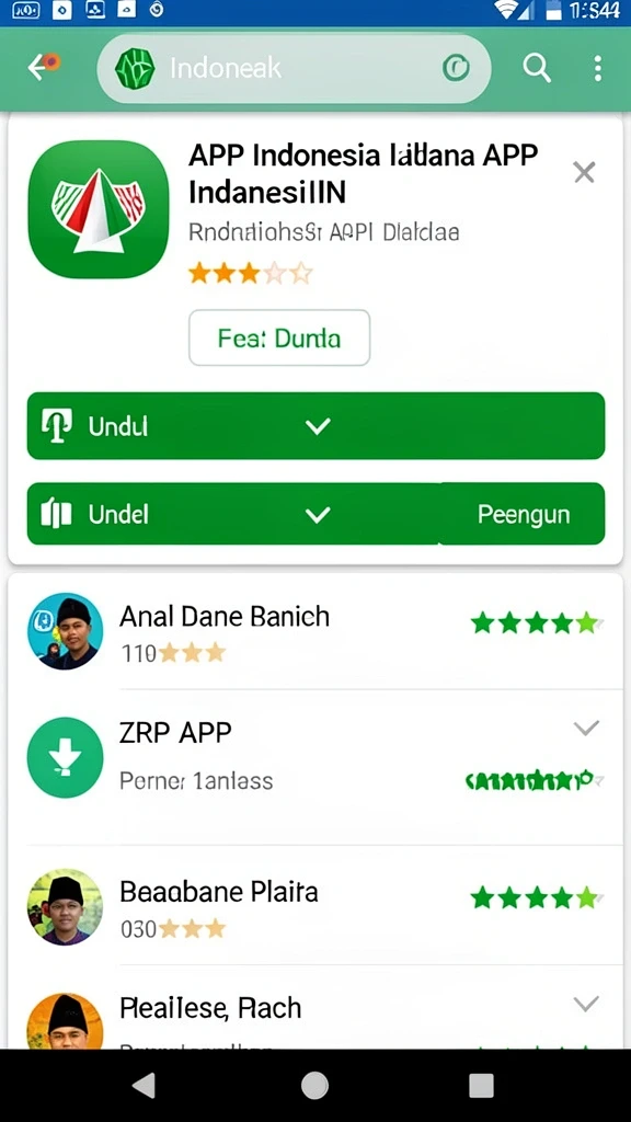 Screenshot menampilkan pilihan game yang beragam dan menarik.