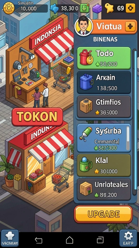 Tantangan level yang semakin seru.