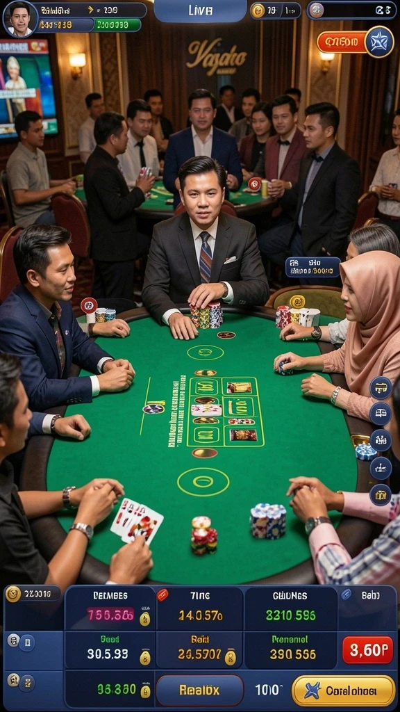 Tangkapan layar menunjukkan pemandangan kerajaan yang megah.