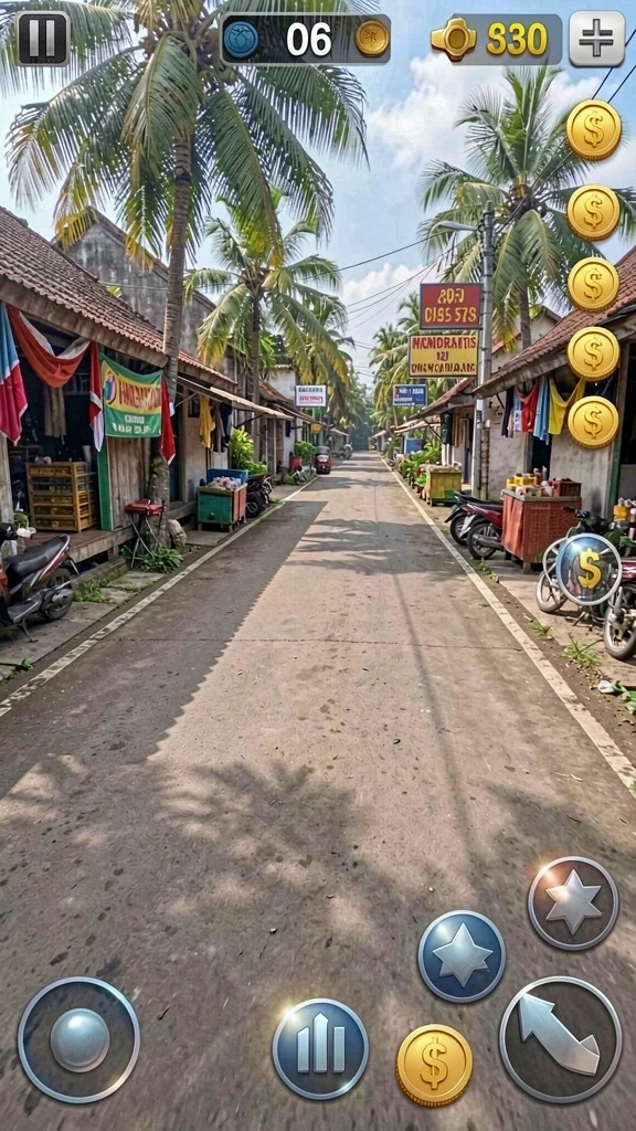 Tangkapan layar pertama menampilkan aksi seru dalam permainan.