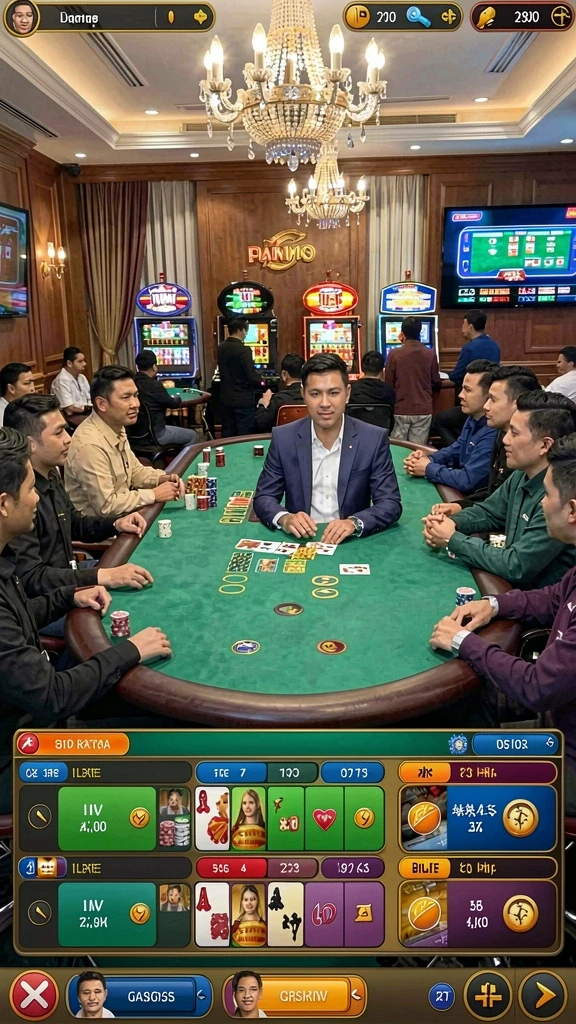 Gameplay yang mendebarkan dengan banyak fitur bonus.