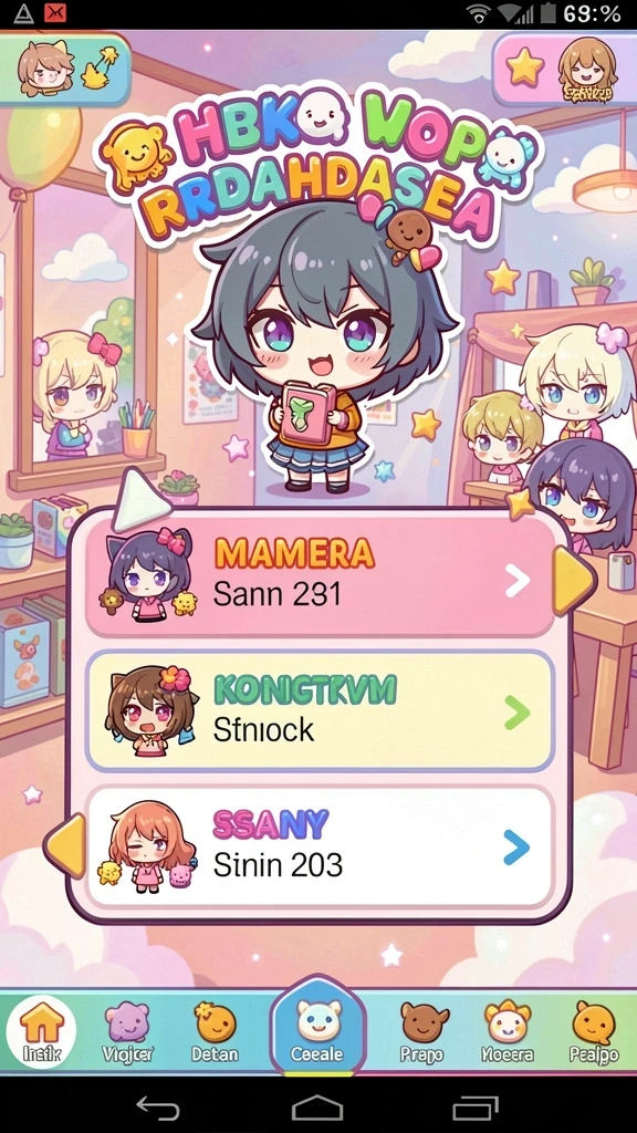 Tampilan gameplay yang menegangkan dan penuh warna.