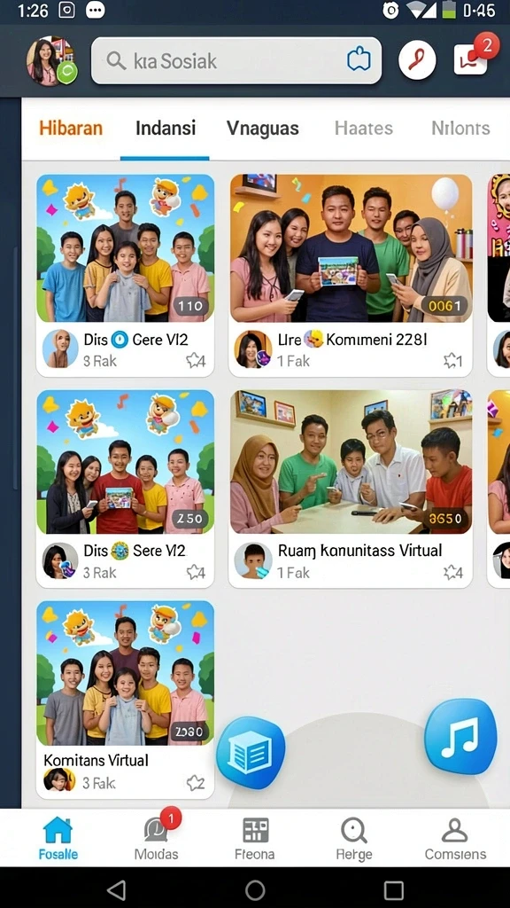 Tampilan antarmuka pengguna yang menarik di SIKAT88.