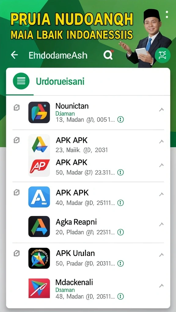 Karakter sumo siap bertarung dengan penuh semangat.