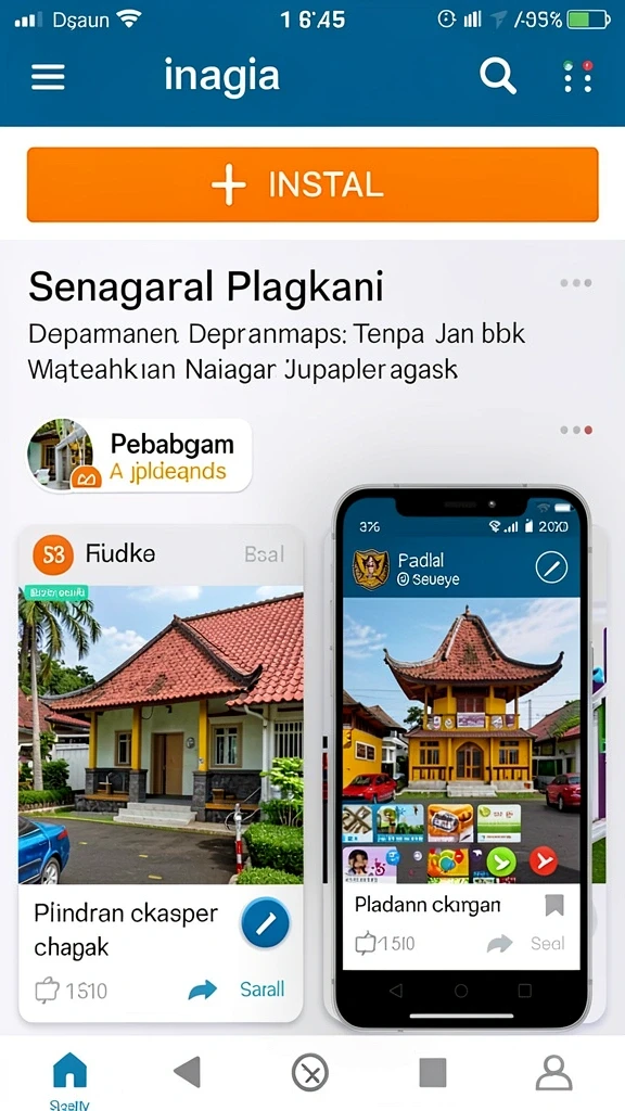 Tampilan antarmuka yang menarik dan user-friendly.