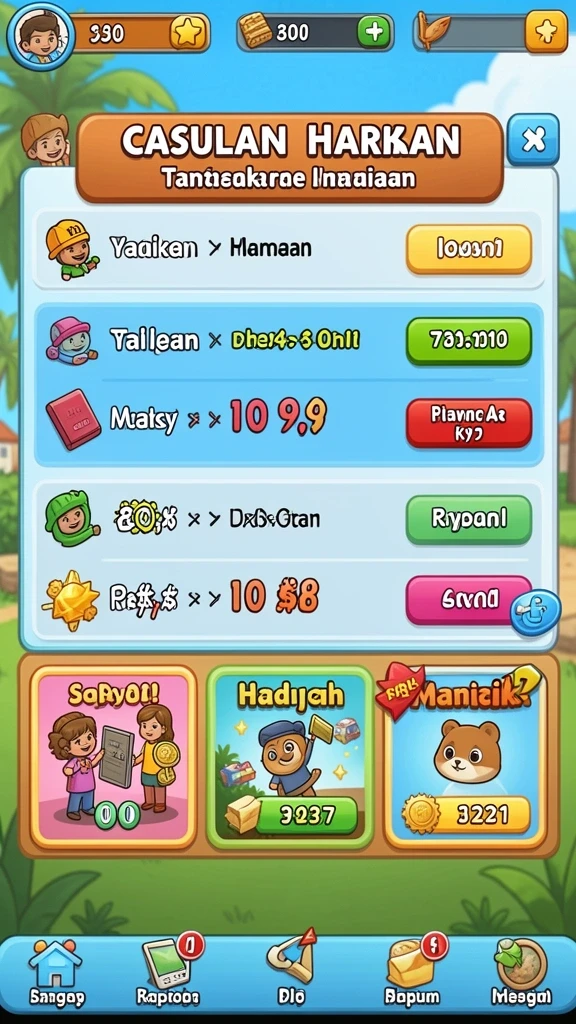 Banyak pilihan permainan yang seru dan menantang.