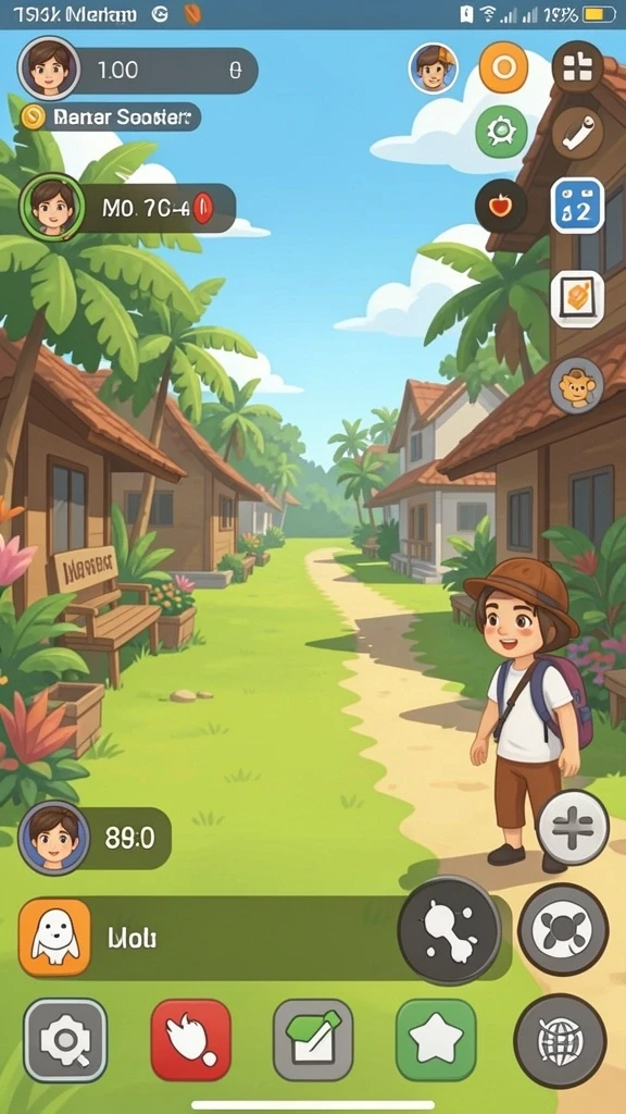 Screenshot saat memasuki level baru yang penuh tantangan.